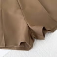 thumbnail image 2 of Qarigey Pantalones cortos casuales Ropa de mujer Pantalones sueltos Mano de obra fina Ajustable Pierna ancha delgada Exquisito Atractivo A-line Prendas para la parte inferior del cuerpo Caqui METRO Qarigey AP019260-01, 2 of 6
