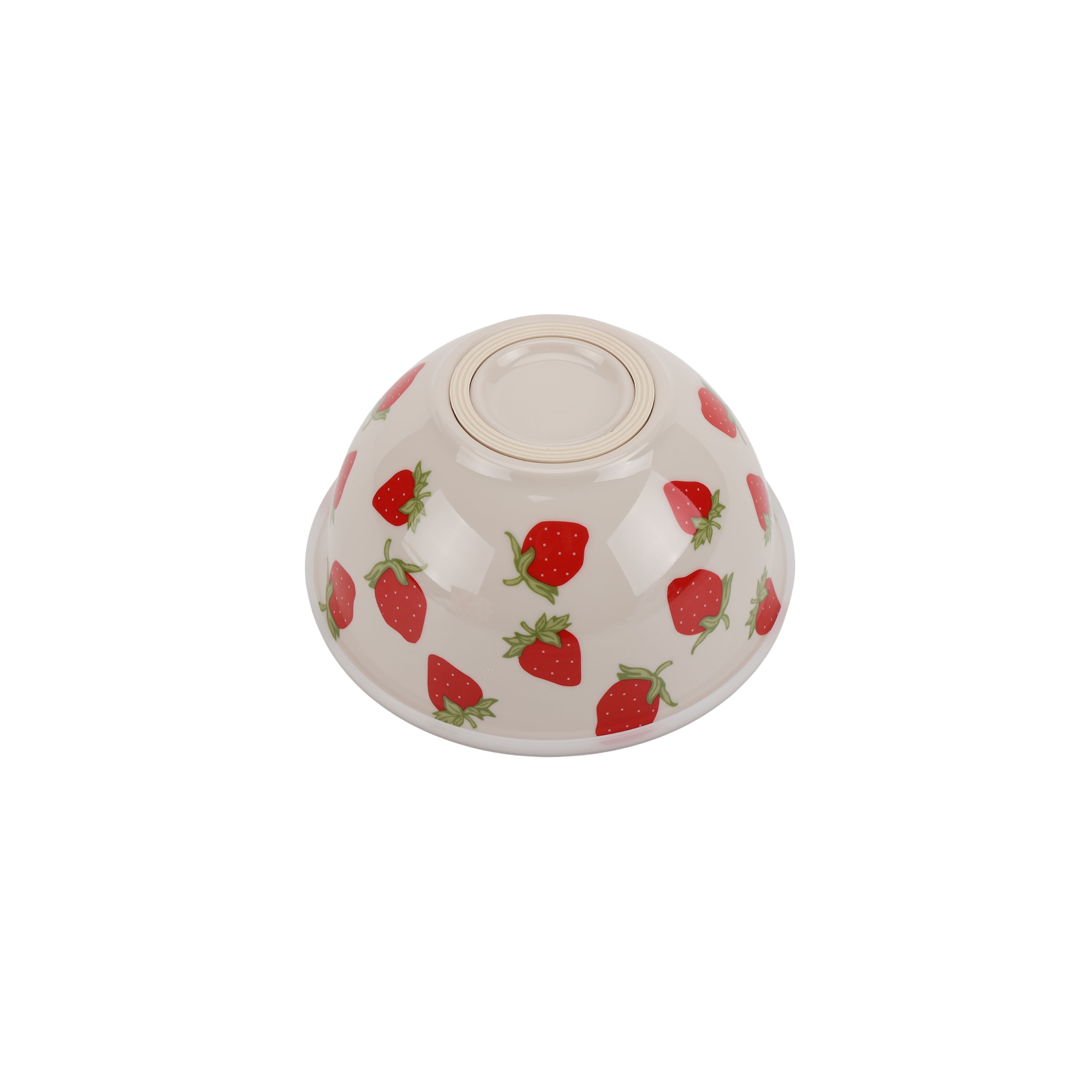 Just Feed Me by Jessie James Decker 10-Piece Melamine Mixing Bowl Set with Lids, Strawberry Design