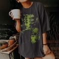 thumbnail image 2 of Camisetas vintage de los años 90 para mujer y hombre, de gran tamaño, con hombros caídos, estilo hipster unisex, informales, con estampado de verano, estilo urbano, 2 of 8