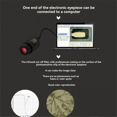 thumbnail image 2 of 2MP Digital High-Magnification Optical Microscope Camera Accessory Electronic Eyepiece Multi-Function Biological HD USB,1 * Electronic Eyepiece,Black, 2 of 8
