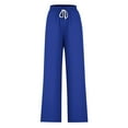 thumbnail image 4 of JIUKE Sweatpants for Women Loose Fitted Casual Wide Leg Trousers Drawstring High Waisted Lounge Pants with Pockets, 4 of 4