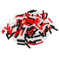 thumbnail image 4 of Unique Bargains 300pcs Rubber End Caps 1.5mm ID Vinyl Round Tube Bolt Cap Cover Screw Thread Protector Black, Red, White, 4 of 4