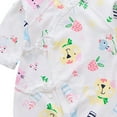thumbnail image 3 of Nrmvnmi Baby Side Snap Romper Long Sleeve Cute Graphic Print Romper Newborn Cotton Onesie Jumpsuit For 0-9 Months, 3 of 3