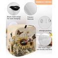 thumbnail image 3 of Sunflower Stand Mixer Dust Cover with Storage Pocket & Handles, Retro Butterfly Spring Floral Botanical Fits All Tilt Head & Bowl Lift Kitchen Appliance Cover Organizer Bag Accessories, 4.5-5 Quart, 3 of 6