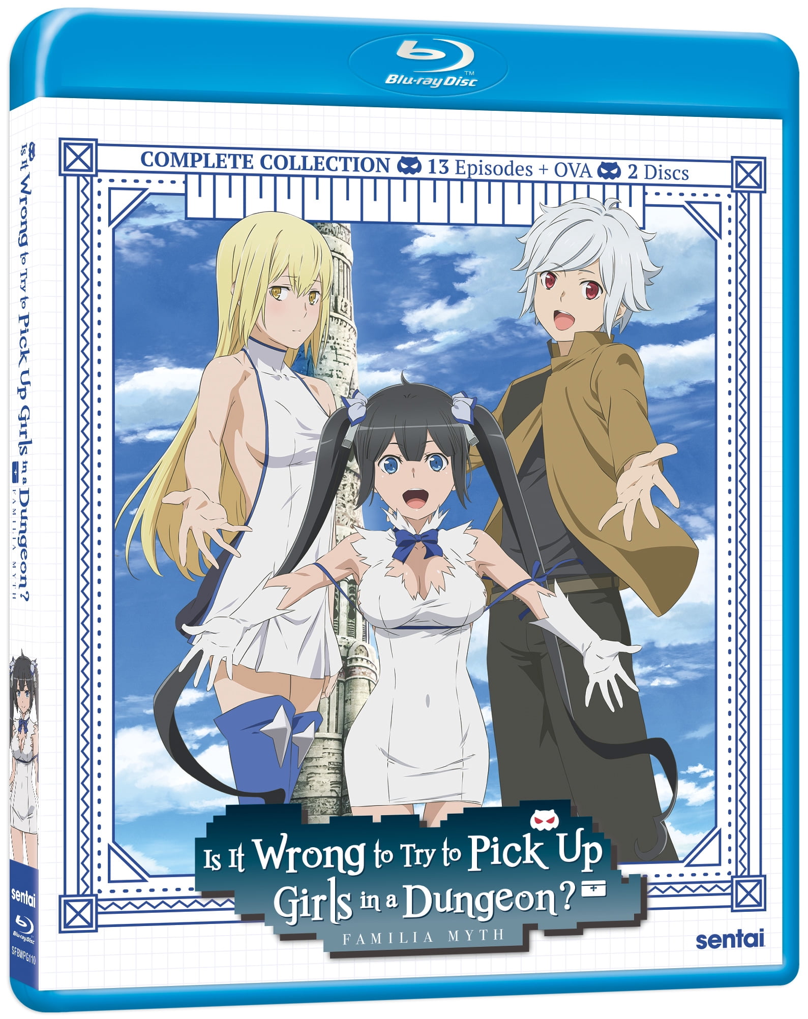 Is It Wrong to Try to Pick Up Girls in a Dungeon? Season 1 Collection&nbsp;(Blu-ray), Anime, AMC