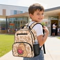 thumbnail image 3 of KUIFORTI Watermelon Capybara Toddler Backpack for Girls Kids School Bag with Multiple Organizer Pockets Adjustable Straps for Preschool Kindergarten Back to School Gifts, 3 of 7