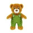 thumbnail image 2 of Teddy Bear Stuffed Animal, Stuffed Animal Eyes, Brown, 12 In, Soft Teddy Bear, Kids Toy, Green Stuffed Animal, Nursery Accent, 1 Pc, 2 of 9