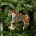 thumbnail image 4 of sruoe Shatterproof Christmas Ornaments Christmas Tree Hanging Acrylic Horse Pendant for Xmas Party Holiday Wedding Decoration, 4 of 5