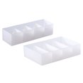 thumbnail image 4 of 2 Pcs Boîte de Rangement pour Bureau à Domicile Compartiment Multi-Usage, 4 of 9