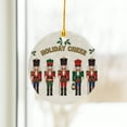 thumbnail image 2 of ViciArt Nutcracker Ornament - 3" Ceramic Holiday Tree Decor with Classic Soldiers & Holiday Cheer, 2 of 5