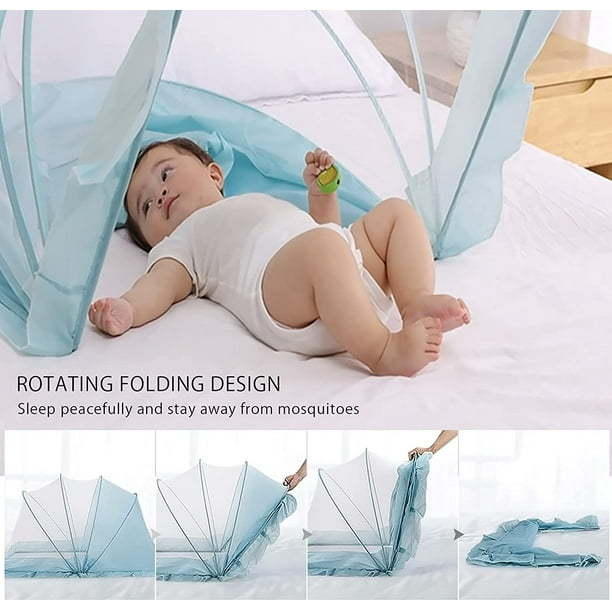Baby Mosquito NetBottomless Rotary Folding Crib Mosquito Net for