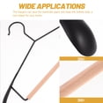 thumbnail image 2 of 5 Pcs Garment Hanger Suit Hangers Closet Organizer Clothes Wooden Iron Household Wardrobe, 2 of 6