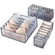 thumbnail image 1 of Cajas de almacenamiento para ropa interior, organizadores de armario, organización del hogar, divisor de cajones, ahorro de espacio, 1 of 4