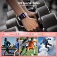 thumbnail image 2 of FPZMIU 1.83" Display Smart Watch, High-Definition Fitness Watch with Always-On Touchscreen for Men Women, Pink, 2 of 7