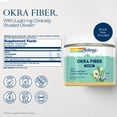 thumbnail image 2 of Suplemento de fibra SOLARAY, fibra de okra en polvo, 75 g, 30 porciones, 2 of 6