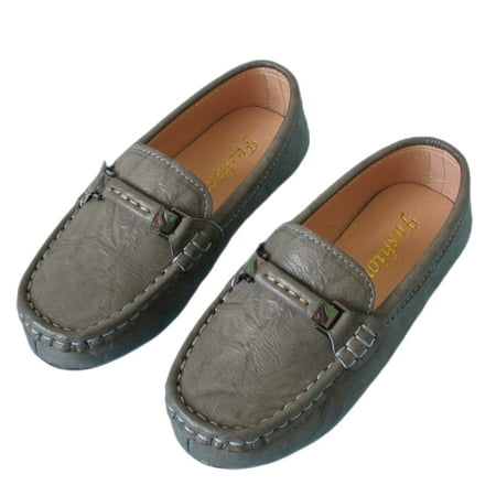 

Engtoy Kids Soft Slip On Loafers Fashion Boys Dress Flat Shoes