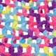 thumbnail image 2 of Hamster Hammock Soft Breathable Colorful Hand Woven Small Pet Hanging Bed with Hooks for Honey Glider Parrots 25x25cm, 2 of 2