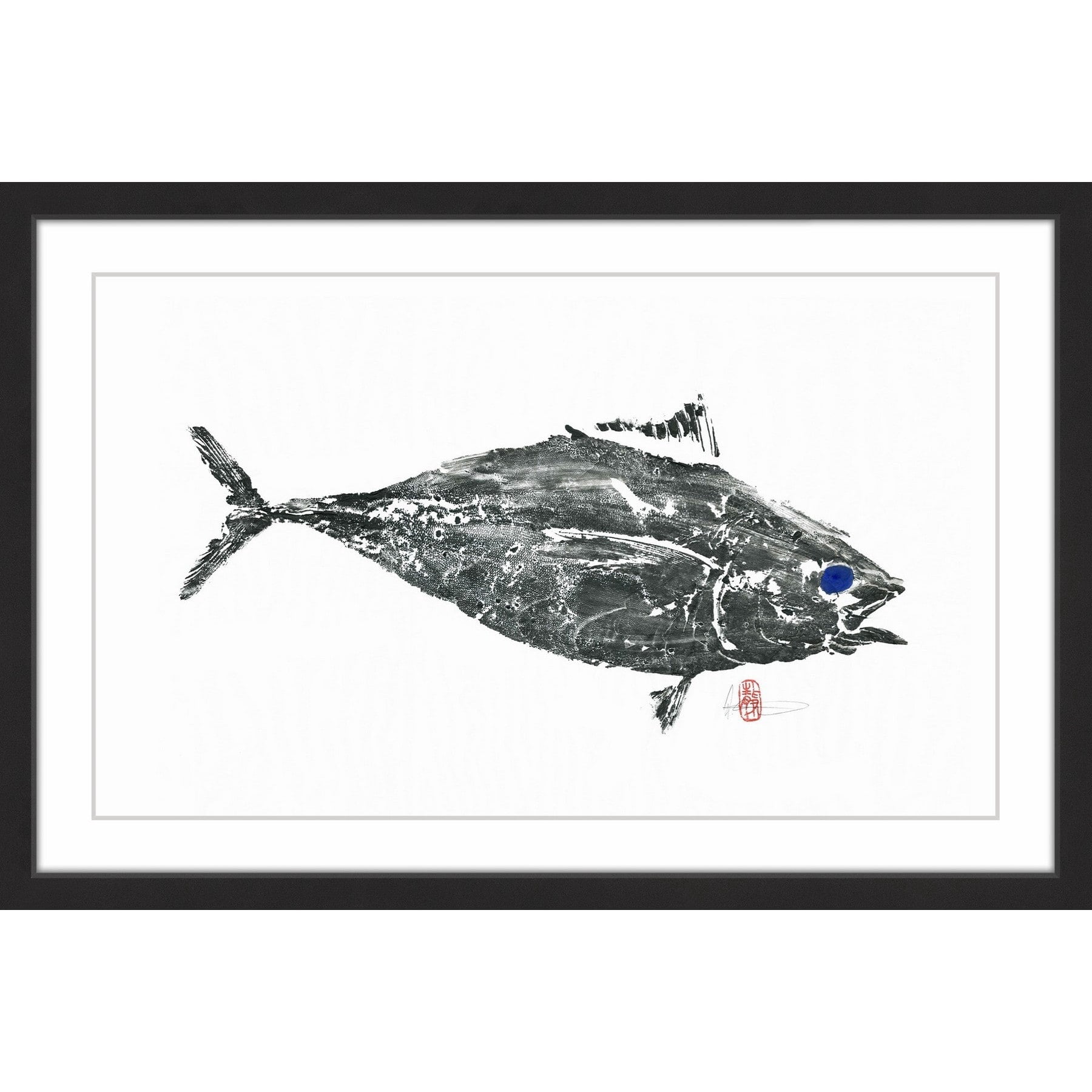 "Bonnito Tuna" Framed Painting Print