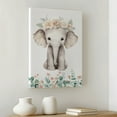 thumbnail image 4 of 3pcs Custom Name Tropical Animals Elephant leopard Gift Decorative Painting, Canvas 12x16inch Unframe, Waterproof Wall Art for Home Decor-Made in USA, 4 of 10