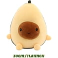 thumbnail image 2 of Almohada de peluche decorativa con forma de aguacate, 30 cm, para niños, 2 of 5