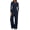 Dark Blue, variant on Two Piece Sets for Women Tracksuit Full Set Long Sleeve Tops Drawstring Elasticized Waist Wide Leg Trousers Casual Lounge Wear Co Ord Sets Matching Activewear Gym Sets