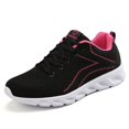 thumbnail image 3 of Women's Lightweight Walking Sneakers Casual Lace Up Flats Tennis Athletic Running Fashion Sport Shoes for Girls, 3 of 13