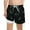 Black, variant on Boys Fashion Swim Trunks Swimwear With Compression Liner Stretch Swim Shorts, Black, 10-12 Years