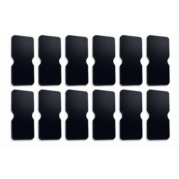 WZB Non‑Slip Rug Corner Grippers, Reusable No‑Residue Pads For Hardwood Laminate Tile Floors, Keep Carpet Corners Flat, 12‑Pack