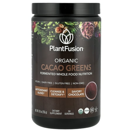 PlantFusion Organic Cacao Greens, 8.9 oz (255 g)