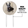 thumbnail image 6 of Acrylic Scottish Terrier Scottie Dog Breed Cake Topper Party Decoration for Wedding Anniversary Birthday Graduation, 6 of 7