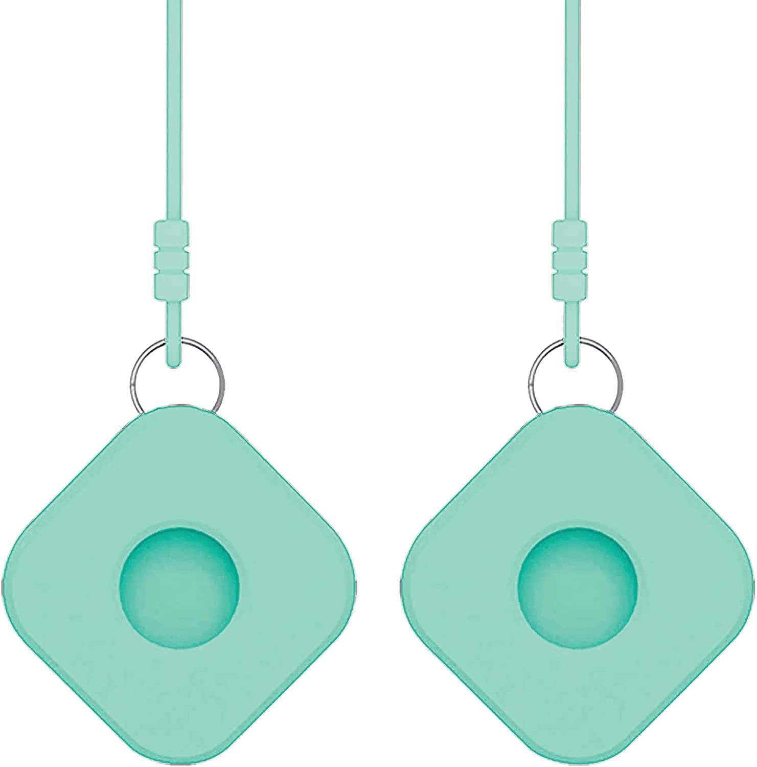 Vietus Vault for Apple AirTag Case with Ring Loop Mint Green