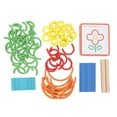 thumbnail image 1 of Board Puzzle Toy, Learning Coloful Puzzle Board Sticks Toy Glossy Edges Basswood Interaction  For Children For Home, 1 of 8