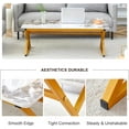thumbnail image 6 of Marble Coffee Table, 47'' Sintered Stone Coffee Table for Living Room,Gold Center Table with Metal Leg, Modern Center Table for Living Room, 6 of 7