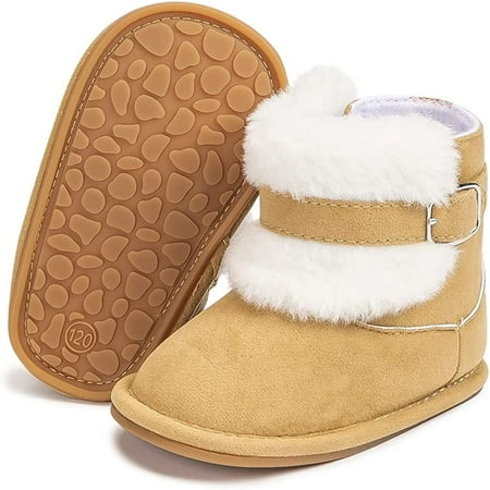 

QWZNDZGR Baby Girls Cowboy Tassel Boots Side Zipper Moccasins Soft Bottom Non-Slip Toddler Shoe