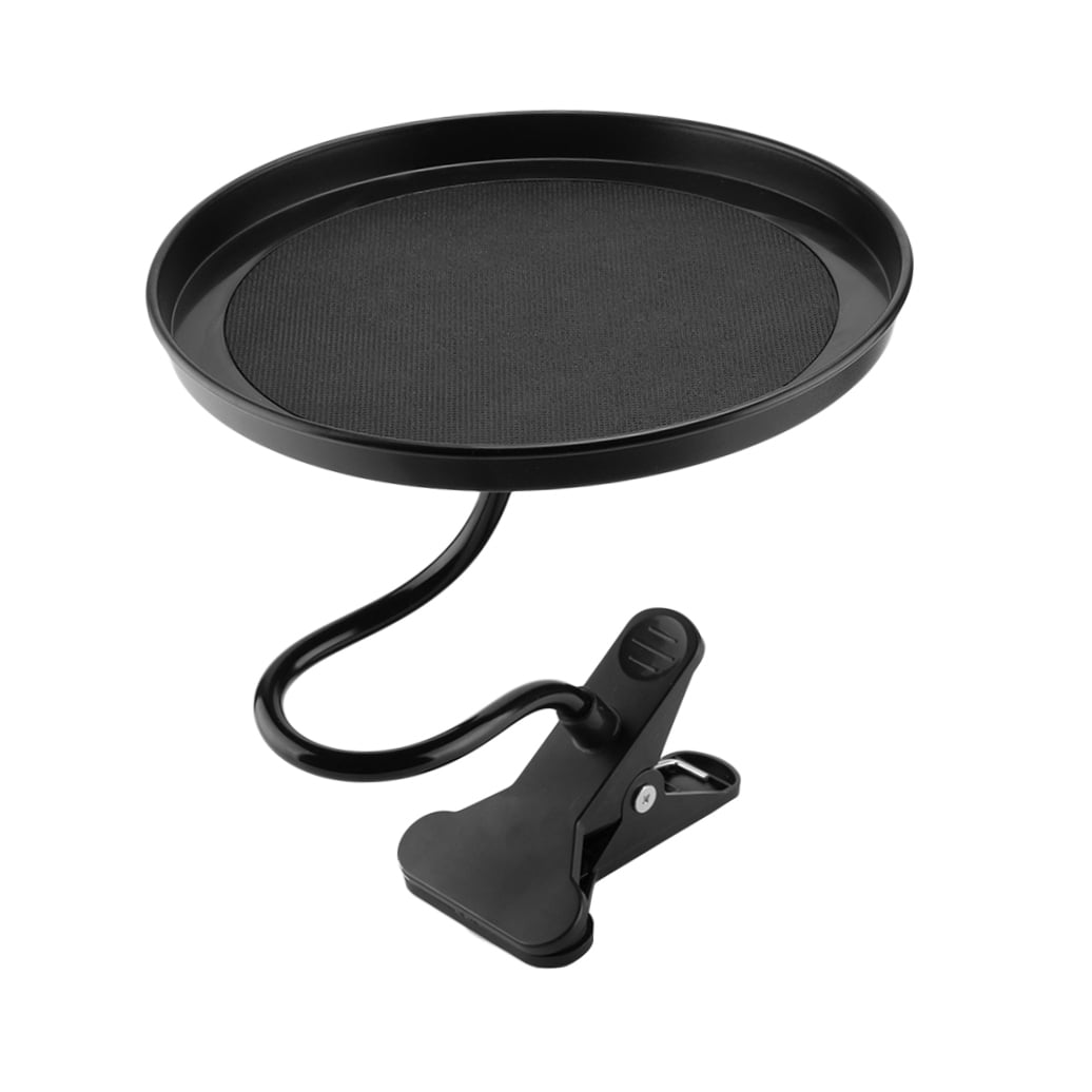 PBPBOX Car Tray Organizer Black Sturdy Plastic Construction with Adjustable Aluminum Tube