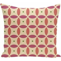 Simply Daisy 16" x 16" Beach Ball Geometric Print Pillow