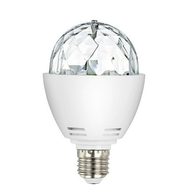 DESTYER Disco Light Bulb LED Party Bulb 3W E27 Rotating Stage Strobe DJ Dance with Remote Control for Bar Club