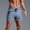 Blue, variant on Running Shorts For Men Qiggri Men Casual Fashion Solid Shorts With Pocket Elastic Waist Shoort Pants Mens Gym Shorts