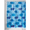 thumbnail image 1 of Cortina de ducha InterDesign Moby sin PVC, 183 x 183 cm, color azul, 1 of 9