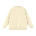 thumbnail image 6 of Fiaer Merry Christmas Tree Womens Sweater Oversized Knitted Pullover Trendy Fall Crew Neck Long Sleeve Baggy Xmas Tops Light Yellow XXXL, 6 of 6