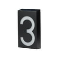 thumbnail image 2 of Doorplate Light Number Guide-board Wall Doorplate Light Number Lamp Digital Yard Home Plaque Garden Lantern Rechargeable Address House Waterproof Three, 2 of 9