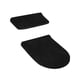 thumbnail image 4 of Juego de fundas para tapa de inodoro, accesorios universales, funda protectora decorativa antideslizante Negro, 4 of 9