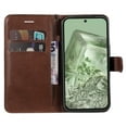 thumbnail image 2 of Dteck for Google Pixel 9 Pro XL Wallet Case, Magnetic PU Leather Flip Folio Case with Card Holders RFID Blocking Kickstand Shockproof TPU Inner Shell Phone Cover 2024, Brown, 2 of 7