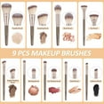 thumbnail image 2 of Makeup Brushes 11 Pcs Easy-taken Travel Makeup Brush Set Foundation Eye Shadows Blush Face Powder Concealer Mini Make up Brushes with Case (Champagne), 2 of 9