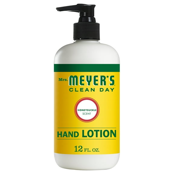 Mrs. Meyer's Clean Day Hand Lotion, Honeysuckle Scent, 12 Ounce Bottle