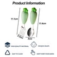 thumbnail image 4 of Juego de vajilla de silicona - Cuchara de alimentación de acero inoxidable 304 - Vajilla auxiliar infantil, 4 of 5