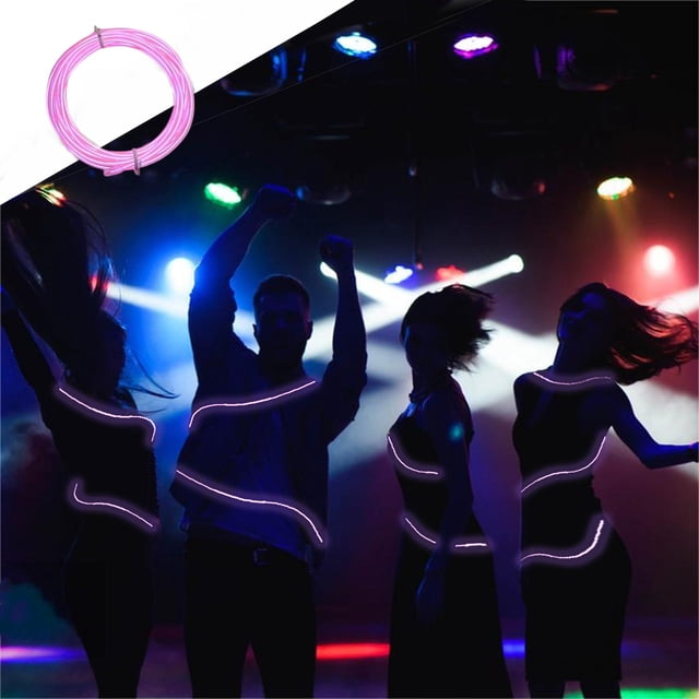 LED Glow Stick | Flexible Light Up Tube for Rave Parties & Dance Performances | 39 Inch Wearable LED Light Strip with 3 Lighting Modes | Waterproof Glow Accessory for Costumes, Concerts & Festivals