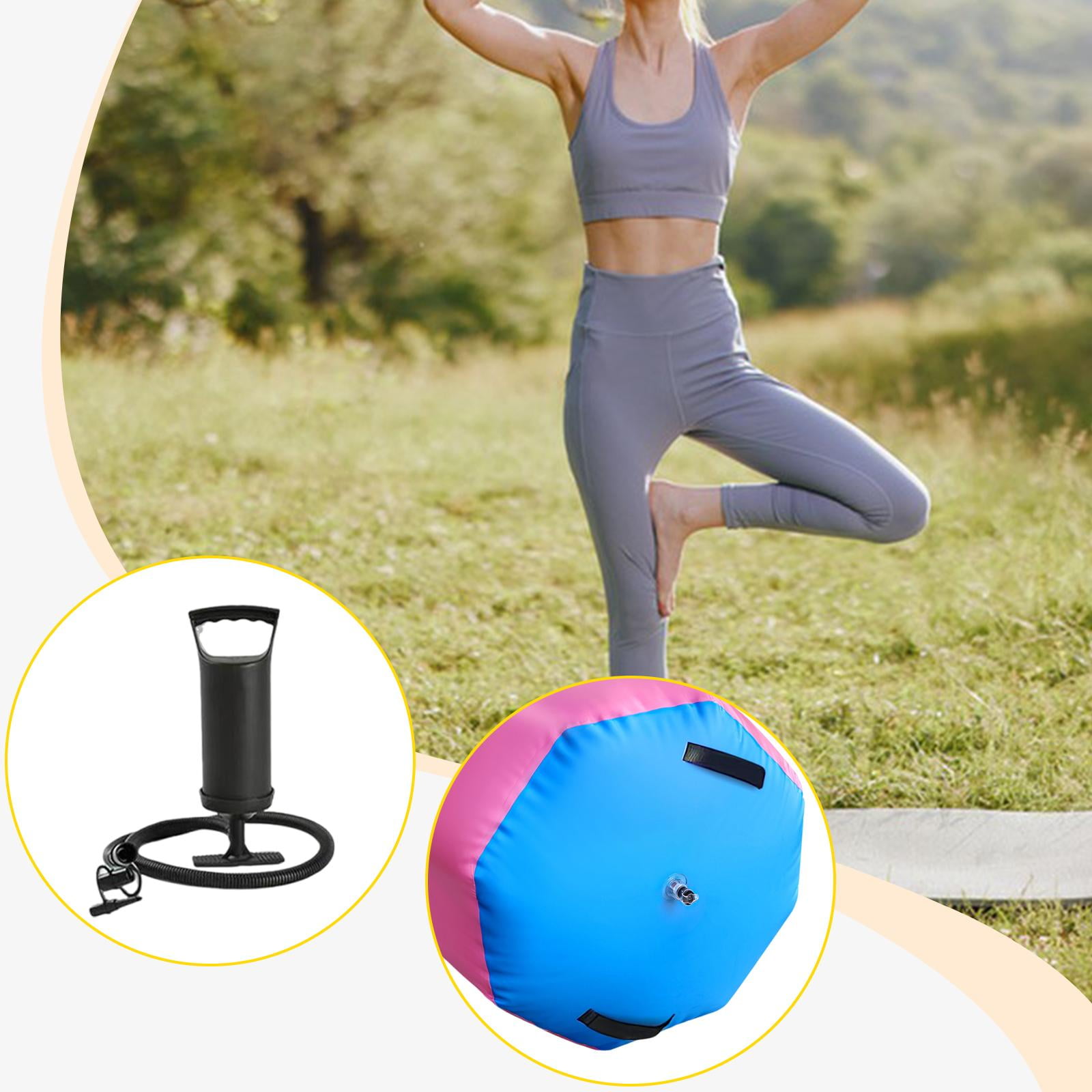 DimyFew Inflatable Air Roller Multipurpose Professional Thickened for Back Flip, Balance 0.5x0.7m