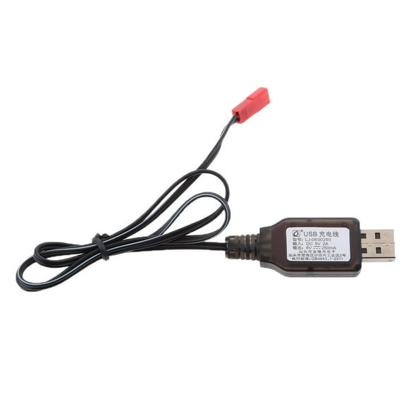 6V USB to JST 2P Female NI - MH / Battery Charge Cable