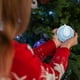 thumbnail image 4 of Fiudx Bolas Navideñas, Diseño Festivo En Dorado, Rojo, Azul y Blanco, Exquisito Detalle de Cuentas y Lentejuelas, Decoración Navideña de Invierno, Perfectas para Árbol de Navidad y Fiestas, Tamaño de, 4 of 6
